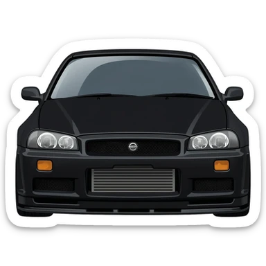 Nissan skyline r34 sticker