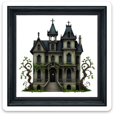 haunted mansion sticker