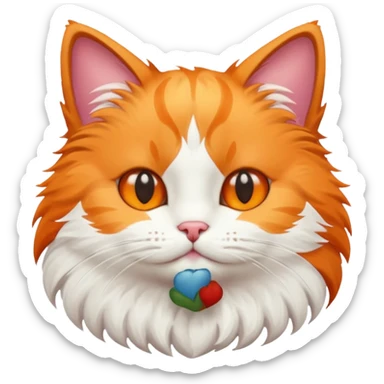 Affection / Love cat picture sticker