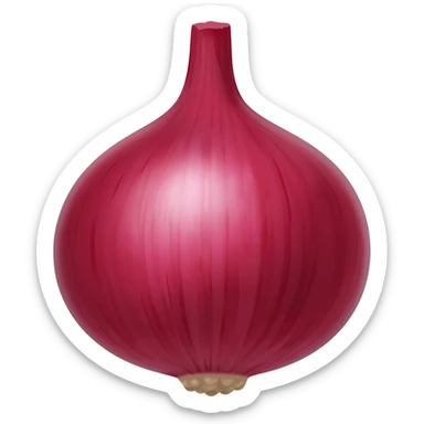red onion sticker