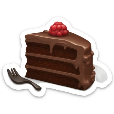 chocolate cake sticker