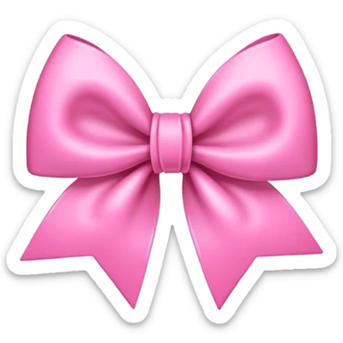 cute bow sticker