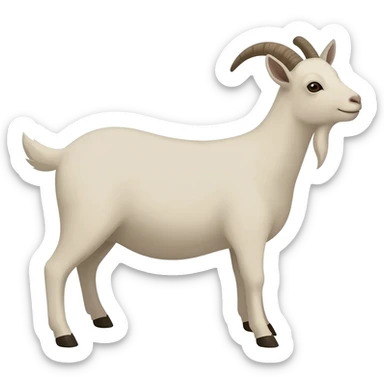 ANIAMAL GOAT UKRAINIAN STYLE sticker