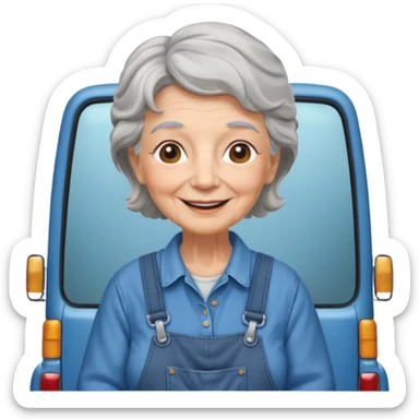 granny loading sticker