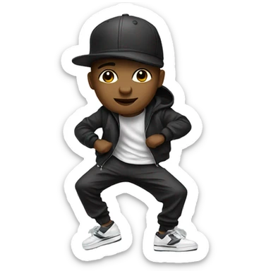hip hop dancer  sticker