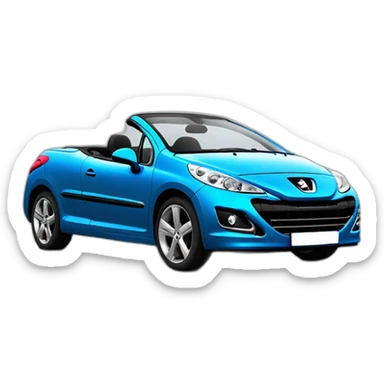 Peugeot 207 coupé cabriolet  sticker