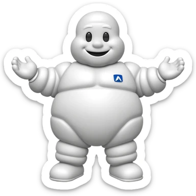 michelin mascot sticker