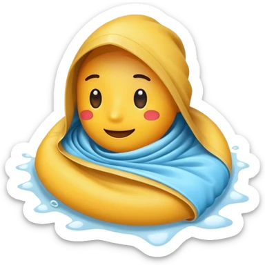 Waterproof layer fabric sticker