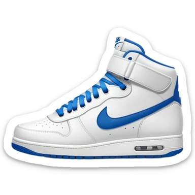 Nike air shoes white street shoes sticker