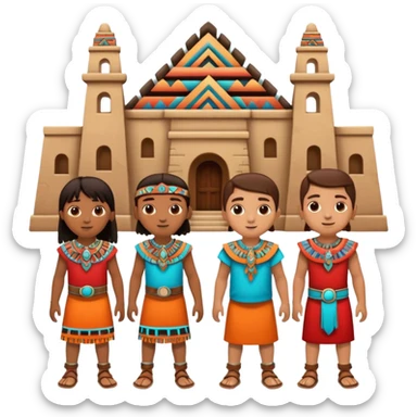 aztec school sticker