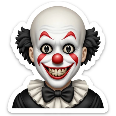 Art the clown Terrifier movie sticker