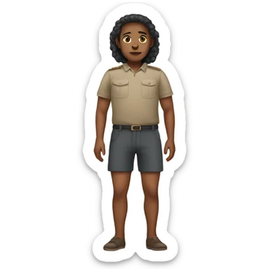 Closed knees sticker