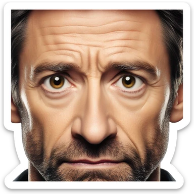 hugh jackman sticker
