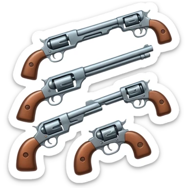 group of guns sticker