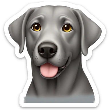 Grey lab sticker