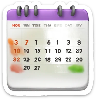 april 10 calendar sticker