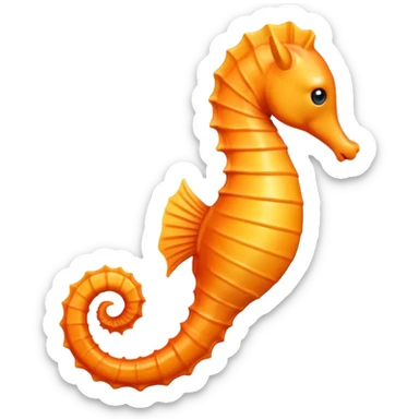 Make the seahorse emoji sticker