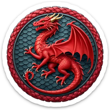 targaryen Dragon semboll sticker