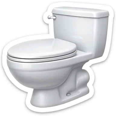 toilet item sticker