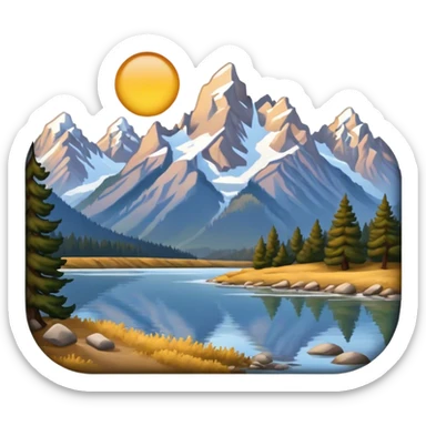 Grand Tetons  sticker