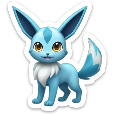 Glaceon Pokemon sticker