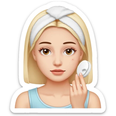 Removing Makeup sticker