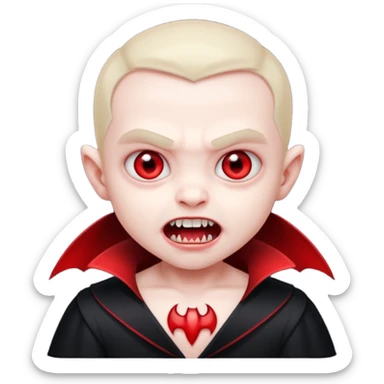 vampire baby sticker