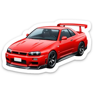 nissan gtr r32  sticker