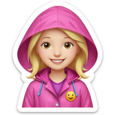 girl in pink rain coat



 sticker