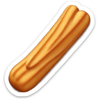A churro filled with chocolate  sticker