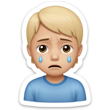 Ağlayan çocuk sticker