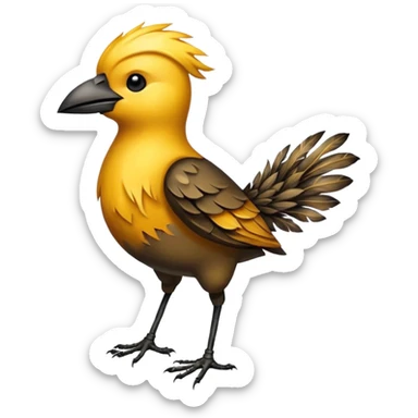 bird thats been electricuted but do not show electrication shocks. Yellow sticker