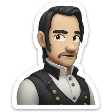 stocking anarchy stare sticker