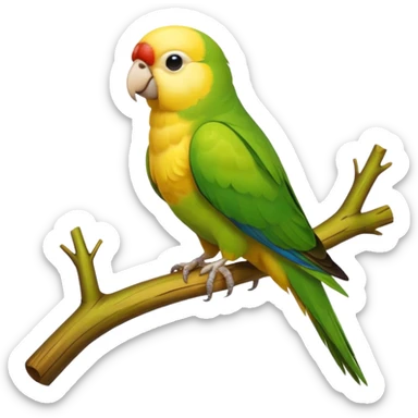 Carolina Parakeet sticker