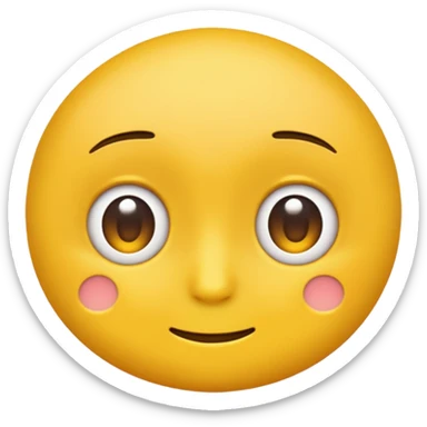 regular yellow emoji side eyeing sticker