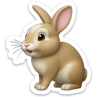 lapin-métro sticker