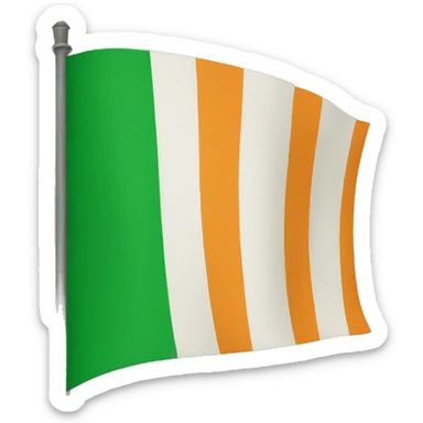 irish flag sticker