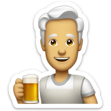 Fourmie qui boit une bière sticker