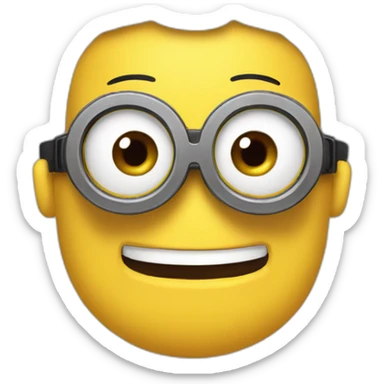 talking KFC wing, minion style sticker