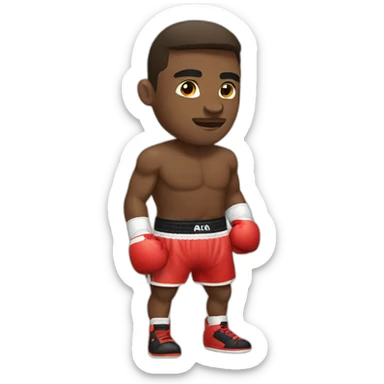 a boxer sticker