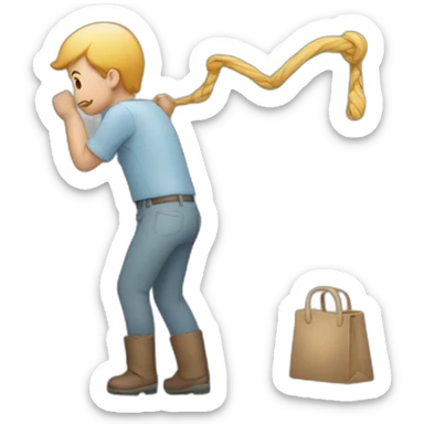 wait loading sticker