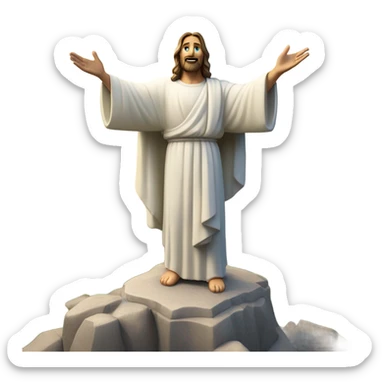 Christ the redeemer Brazil sticker