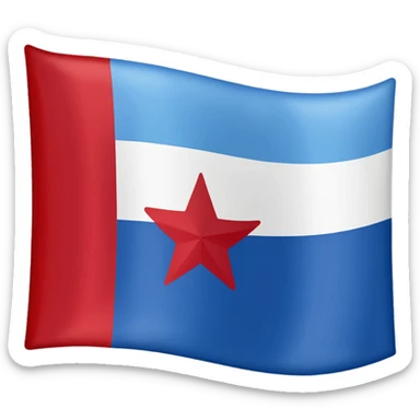 Hazme un emoji con la bandera de Texas  sticker
