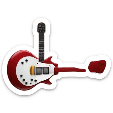 Brian May red special guitar sticker