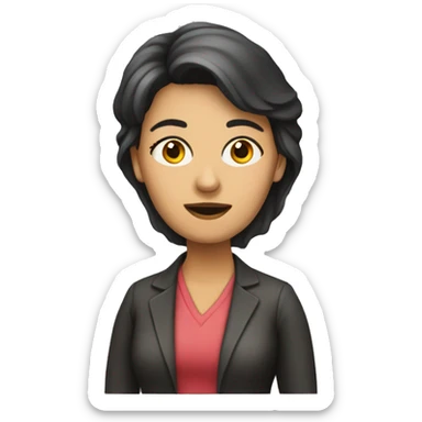 Mujer psicóloga  sticker