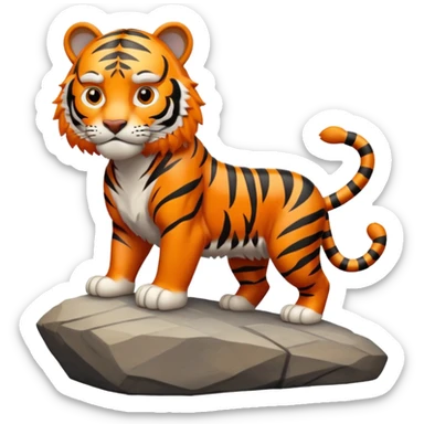 Tigre en la cima sticker