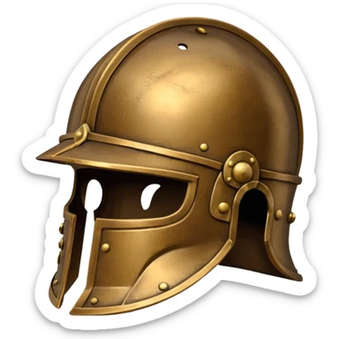roman helmet sticker