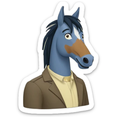 bojack horseman sticker