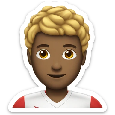 jogador de futebol sticker
