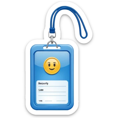 Security Badge sticker